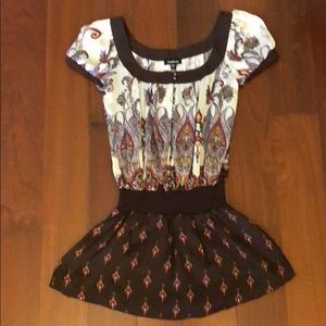Bebe Blush Lace Dress XS18-818BL main image 1